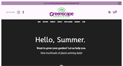 Desktop Screenshot of greenscapegardens.com