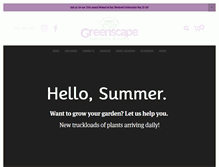 Tablet Screenshot of greenscapegardens.com